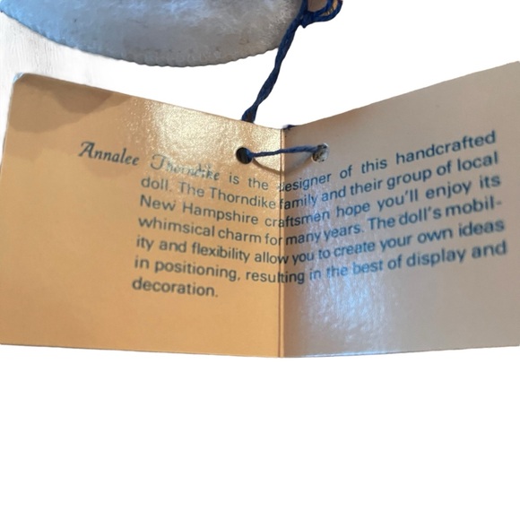 Vintage 1994 Annalee Dolls 5” Old World Caroller Girl  New With Tags Holiday - Picture 7 of 8